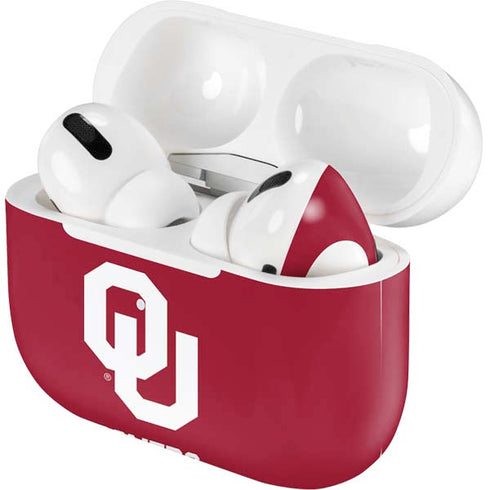 University of Oklahoma Sooners Red Apple AirPods Pro Skin